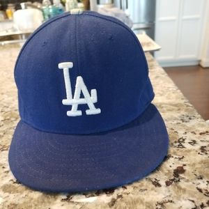 Los Angeles Dodgers 7  3/8   New Era 59Fifty Authentic On Field Fitted Cap  Hat